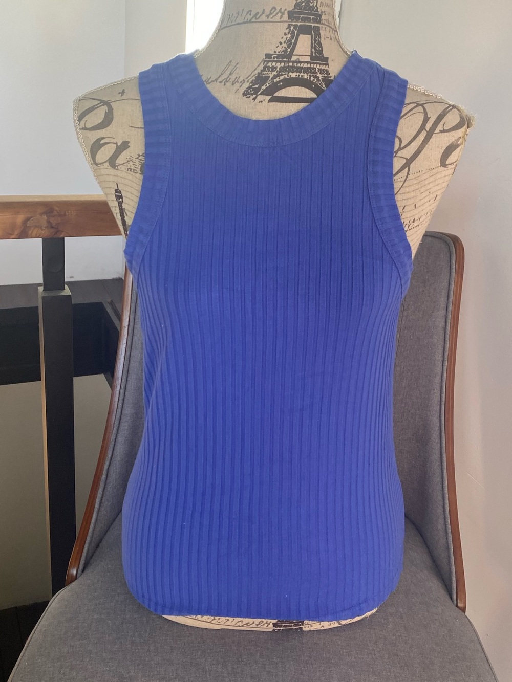FP Movement by Free People Royal Blue Ribbed Tank